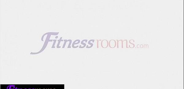  Fitness Rooms Sweaty horny student lusts after stud gym instructor